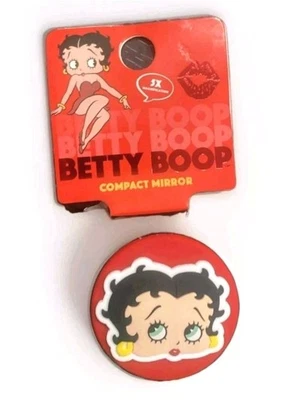 Betty Boop Compact Mirror Valentines Makeup Travel Accessory Brand New - Image 1 of 2