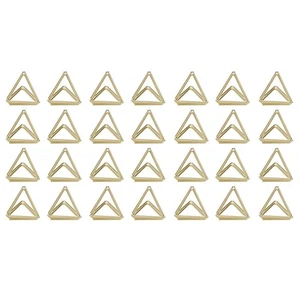 Portatarjetas en forma de triángulo 30 piezas portatarjetas de mesa de boda porta números foto - Imagen 1 de 12