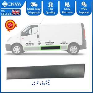 Left Side Long Trim Moulding Strip Panel for Renault Trafic II 2001-2013 - Picture 1 of 5