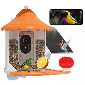 Hiseeu Vogelfutterhaus mit Kamera, 2,5 l großes Fassungsvermögen, AI Identify 11000+ Vögel - Bild 1 von 9