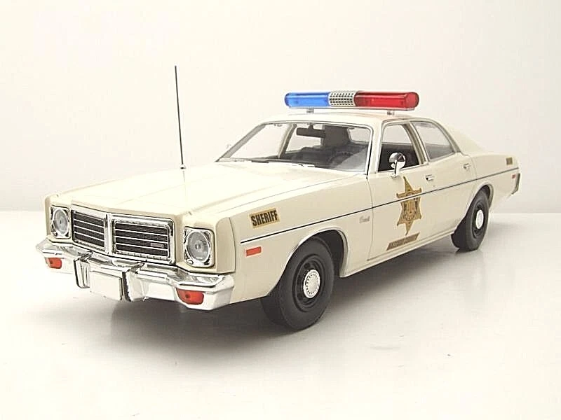 Greenlight Artisan Collezione 1975 Dodge Coronet Hazzard County Sceriffo 1/18