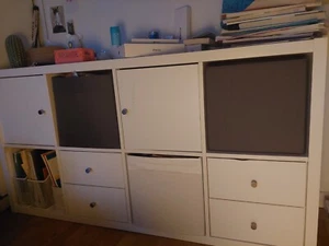 3 IKEA Kallax Regale weiss , 2x 77x147, 1x 77x77. - Bild 1 von 1