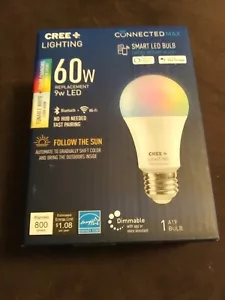 Pair of Cree Connected Led Lightbulb Cree Smart Bulb 60w 2700k - Picture 1 of 2