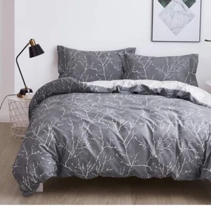 OAITE Bettwäscheset, 100 % Baumwolle Bettbezug Floral King/Groß 3 Stück Neu mit Etikett - Bild 1 von 6
