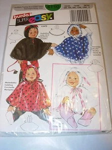 BABY UNCUT Burda Sewing Pattern 4110 RABBIT LADYBUG HALLOWEEN COSTUME 3M-2 YEARS - Picture 1 of 3