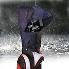 FINGER TEN Golf Bag Rain Hood Cover Pack, Black Rain Cape Umbrella for Golf Cart