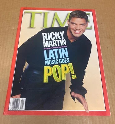 RICKY MARTIN - UNREAD - New - NEWSSTAND - TIME Magazine - 24, 1999 - Latin Music - Image 1 of 4
