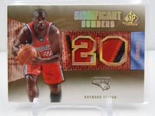 RAYMOND FELTON 2007-08 SP GAME USED SIGNIFICANT NUMBERS PRIME GAME WORN! #12/35!