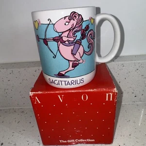 Avon SAGITTARIUS Coffee Tea MUG Astrological Zodiac Horoscope Horse Bow & Arrow - Picture 1 of 9