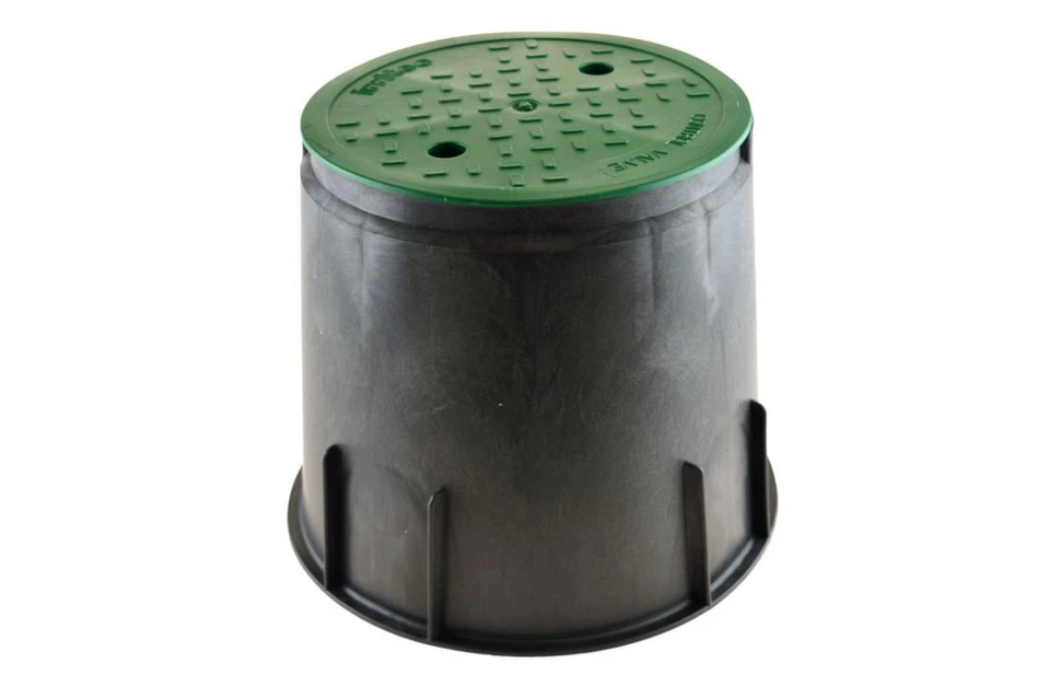 Ventilbox Ventilkasten Irritec LARGE, rund mit Deckel, Kunststoff