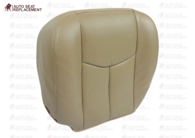 GMC Sierra 1500HD 2500HD SLT 2003 2004 2005 2006 cubierta de asiento inferior de pasajero bronceado Foto 1 de 4