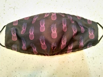  Vaporwave Pineapple Face Mask Washable Reusable POLYESTER/COTTON +1 filters Foto 1 de 4