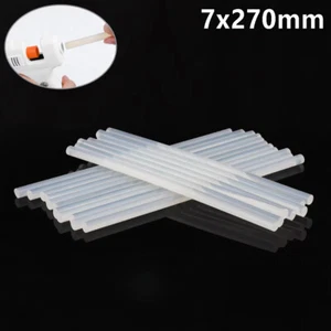 7mm Clear Hot Melt Glue Gun Sticks 270mm Lengthen for Craft DIY Hot Melt Guns - Picture 1 of 6