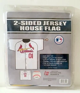 St. Louis Cardinals 2-sided Jersey House Flag - Picture 1 of 2