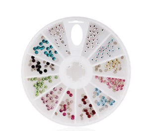 Swarovski Crystal Nail Art Rhinestones – Mixed Colors, 240pcs /S07 - Picture 1 of 4