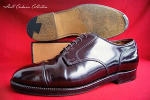 Alden Pferdeleder Shell Cordovan 7 E Cap Toe Blucher Bordeaux - Bild 1 von 12