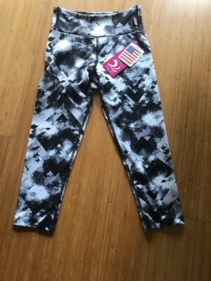 NUEVO CON ETIQUETAS LEGGINGS CAPRI PARA MUJER KOS EE. UU. YOGA CORRER XS Foto 1 de 2