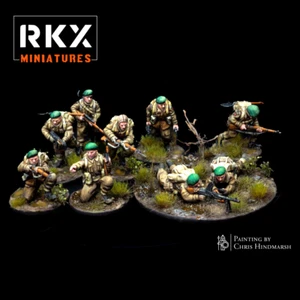 Commando Rifle Section | Brits + Canada | RKX Miniatures | 28mm BA3 - Picture 1 of 1