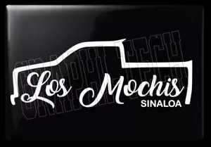 "PEGATINA DE CAMIONETA LOS MOCHIS SINALOA CALCOMANÍA DE VINILO BLANCO 11" - Imagen 1 de 1