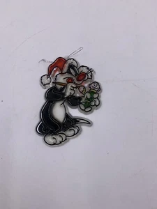 Adorno de Navidad de colección 1995 Warner Bros acrílico Sylvester - Imagen 1 de 5