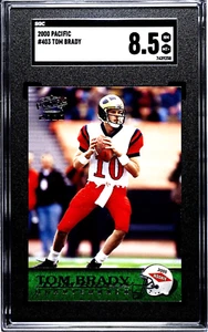 2000 Pacific Tom Brady #403 SGC 8.5 - Rookie - Picture 1 of 2
