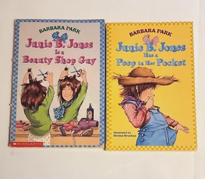 Lot of 2 Junie B. Jones Paperback Books - Acceptable Condition - # 1 & # 11 - Imagen 1 de 6