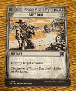 MTG Outlaws of Thunder Breaking News, Murder - Picture 1 of 1