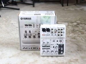 YAMAHA AG06MK2 W 6ch Live Streaming Mixer White AG 06 MK2 MKII JAPAN - Picture 1 of 6