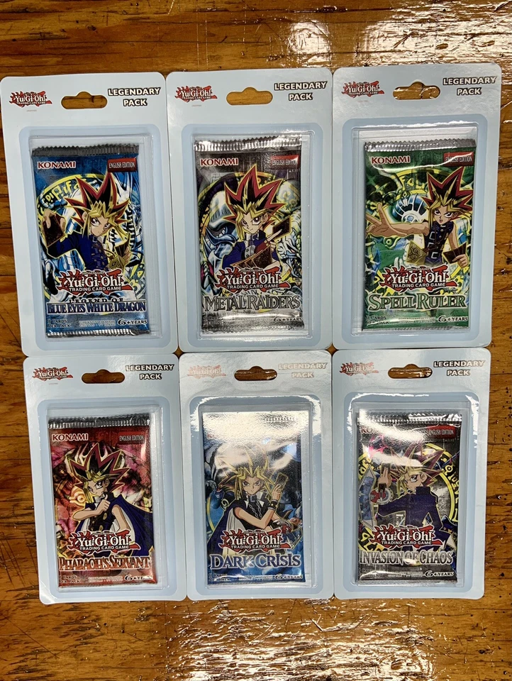 Yu-Gi-Oh! Card Game 6 Booster Packs Set