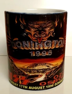 MONSTERS OF ROCK 1996 CASTLE DONINGTON  OZZY KISS KORN SEPULTURA MUG - Imagen 1 de 5