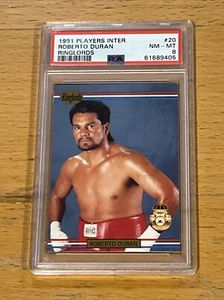 1991 Players International Ringlords #20 Roberto Duran PSA 8 Mint Newly Graded - Picture 1 of 2