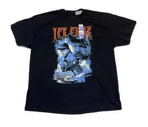Ice Cube Rapero Hip Hop Hombres Camiseta Negra 2XL 50/52 NUEVO - Imagen 1 de 4