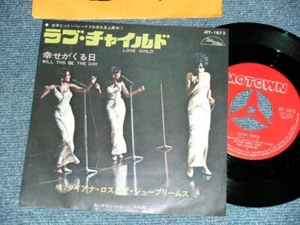 DIANA ROSS & the SUPREMES Japan 1968 JET-1873 7"45 LOVE CHILD - Picture 1 of 6