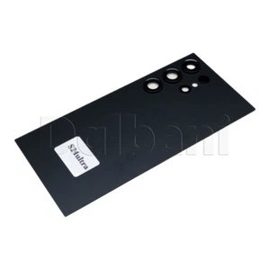 Carcasa trasera de vidrio cubierta de batería para Samsung Galaxy S24 Ultra SM-S928 negra - Imagen 1 de 3