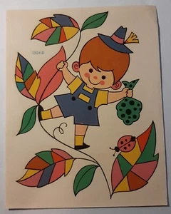 Vintage Jack & Beanstalk Water Transfer Decal Meyercord 1524-D Unused NOS - Picture 1 of 4
