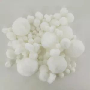 (0,03€/Stück) Pompons Plüsch weiß 100 Stück, Ø 1 - 4,5 cm - Bild 1 von 1