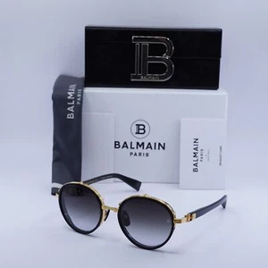 Balmain CROISSY BPS-126A Gold/Black/Dark Grey Gradient AR 51-20-140 Sunglasse... - Picture 1 of 6