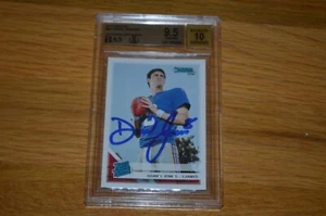 Tarjeta de novato autografiada por Daniel Jones 2019 Donruss NFL #304 encapsulada BGS 9,5 - Imagen 1 de 6