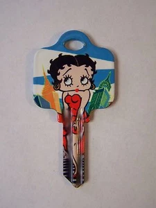 Betty Boop "Ney York" Schlage House Key Blank / New - Picture 1 of 1