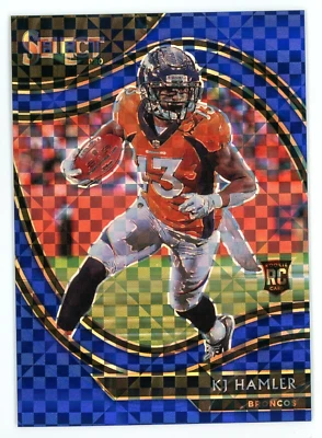 2020 Panini Select KJ Hamler Blue Prizm Field Level Rookie /49 WR - Image 1 of 2