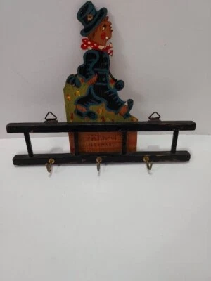 Ganchos para llaves rústicos pintados a mano de colección 3 hechos en Alemania Foto 1 de 4