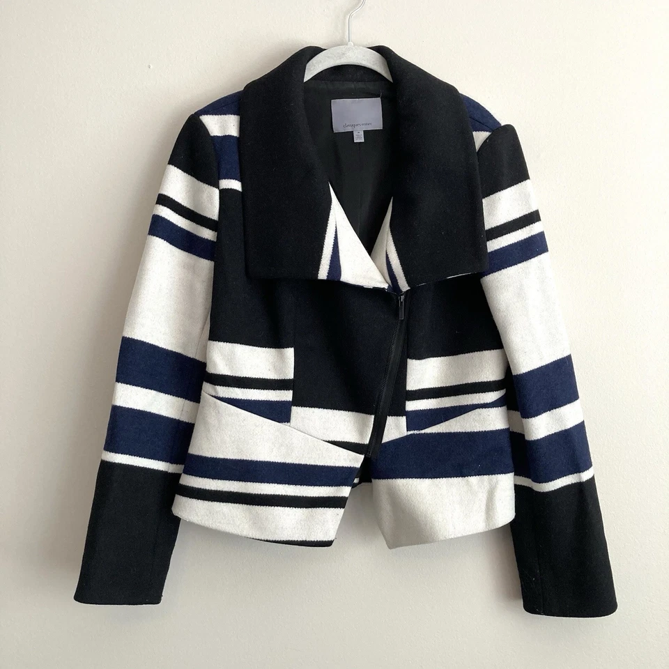 Chaqueta Blazer Classiques Entier Mujer Mezcla Lana Cuello Cremallera Talla Mediana Foto 1 de 4