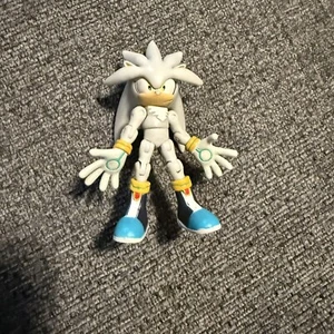 Silver 3” Inch Action Figure - Sonic the Hedgehog Sega Jazwares - Bild 1 von 3