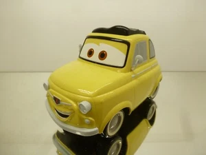 DISNEY PIXAR FIAT 500 LUIGI FRICTION - PLASTIC - YELLOW L23.0cm - GOOD CON. - Imagen 1 de 7