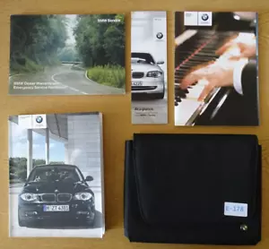GENUINE BMW 1 SERIES E87 2007-2011 OWNERS MANUAL HANDBOOK WALLET PACK E-178 - Picture 1 of 8