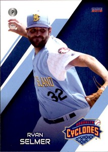2018 Brooklyn Cyclones Choice #27 Ryan Selmer Upper Marlboro Beltsville MD Card