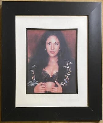 RARE Selena Print HaiYan 2005. Signed Print by artist. Framed And Matted - Image 1 of 4