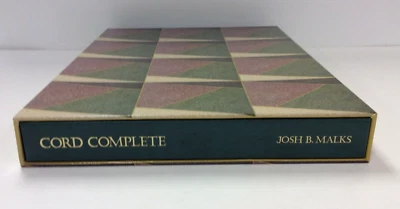 CORD COMPLETE: STORY OF MODELS 810 & 812 *SIGNED* 1st Edition Josh Malks HC 2009 - Image 1 of 4