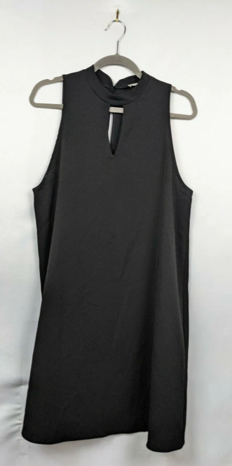 Vestido Everly para mujer L negro cambio cuello alto ojo de cerradura sin mangas Foto 1 de 4