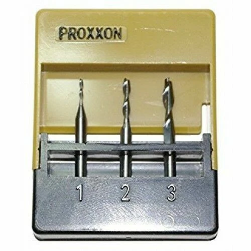 Proxxon 27116 Vollhartmetall Schaftfräsersatz - 3 Stück